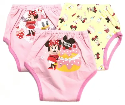 3pcs Washable Reusable Baby Training Pants – Cloth Potty Toilet Training Underwear for Toddlers