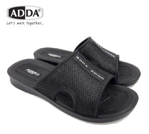 รองเท้าแตะ Adda รุ่น 13W01 สีดำ ของเเท้ 100% สุขสันต์ ใส่รองเท้าผู้ชาย รองเท้าแตะผู้ชาย