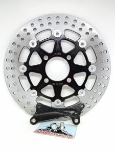 Disc piringan cakram depan beat lebar bulat black 260 mm MODEL TZM