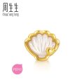 Chow Sang Sang 周生生 Charme Mini Charme Lovely Tales 999 Gold Mother of Pearl Shell Mini Charm 92649C (31 May-8 June Buy 1 charm free 1 bracelet). 