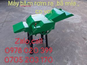 Máy băm cỏ voi  rơm rạ làm nấm phân vi sinh