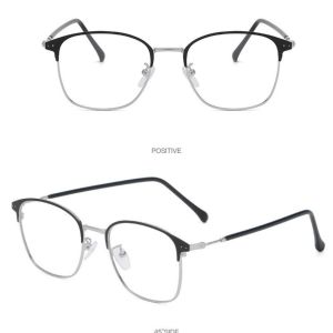 Kính đổi màu cao cấp chống ánh sáng xanh tia UV400 bảo vệ mắt Kính mát thời trang nam nữ giả cận gọng kim loại MODA K027