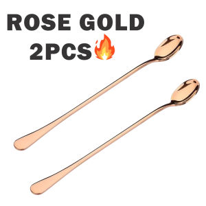 BestGila MALAYSIA 20cm Stainless Steel Spoon Teaspoon Long Coffee Spoon Kitchen Tableware Stirrer Spoon Sudu Teh Sudu Panjang 汤匙