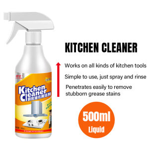 500ml Kitchen Oil Cleaner Foam /Multi Purpose Kitchen Cleaner Spray Grease Stain Remover Oven Cleaning Foam Spray 厨房清洁