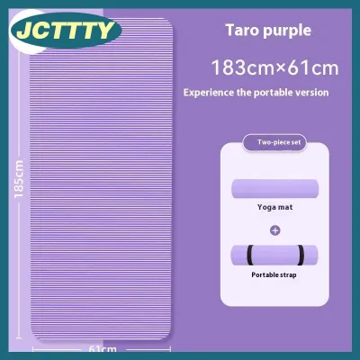 JCTTTY 10mm dày không trượt Yoga Mat mật độ cao thể dục thể thao Mat thể thao Nhà thể thao Pilates Thể dục dụng cụ tập thể dục dụng cụ