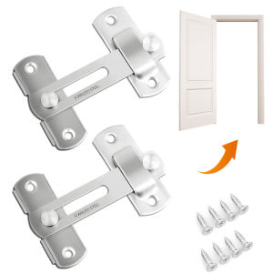 Vodool 16Pcs Gate Latches Stainless Steel Door Latch Bolt Door Buckle Safety Door Lock for Barn Door Window Cabinet