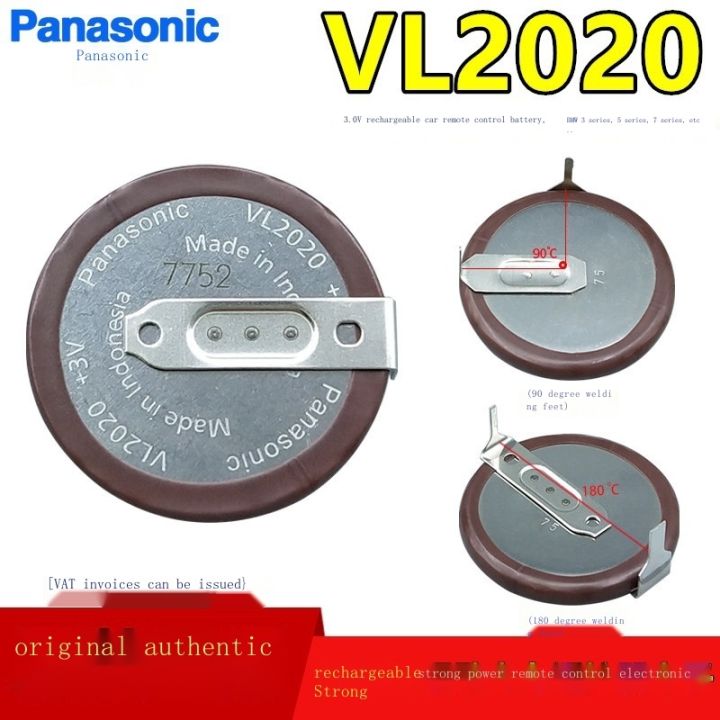 Pila Batteria Litio Ricaricabile PANASONIC VL 2020 1VC Chiave Key - Foto 6