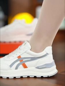 Fashion white rubber shoes for women Running sneaker low cut shoes for women korean flat Tennis shoes
