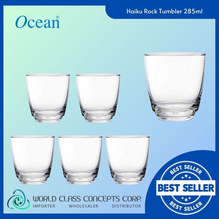 Ocean Glassware Haiku Rock Tumbler 285ml / 10oz Set of 6 (SM) | Lazada PH