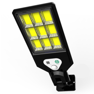 โคมไฟพลังงานแสงอาทิตย์ LED ไฟถนนพลังงานแสงอาทิตย์ Taman โคมไฟพลังงานแสงอาทิตย์กลางแจ้ง Motion Sensor Light