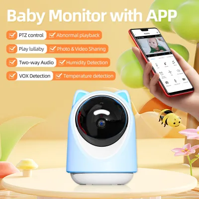 ABM600 Cdycam New 3.5 inch Wireless Video Baby Monitor Night Vision Temperature Monitoring 2 Way Audio Talk Baby Nanny Security Camera