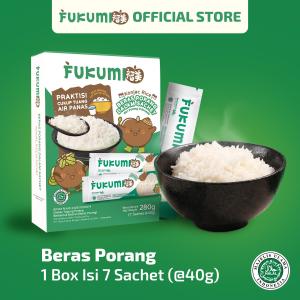 FUKUMI Beras Porang Box 280gr isi 7 Sachet - Konjac Rice Shirataki
