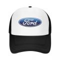Ford  Logo Adult Grid Hat Men's Women's Baseball Cap High-Stiff Mesh Wearing Sun Sunscreen Outing Street Hip-Hop Sports l. 