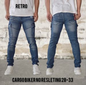 Celana Jeans Cargo Pria Style Cowok Keren Clana Kargo Jins Laki Laki Fashion Terbaru 2025
