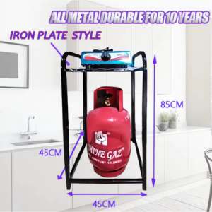 Gas Stove Stand Rack Kitchen Heavy Duty Organizer Stainless Special Shelf Floor Metal Storage Rack