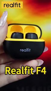 GADGURURealfitF4WirelessBluetoothEarphoneEarbudsNoiseCancellationSportHeadsetSpatialSoundGoodBass Bluetooth Headset