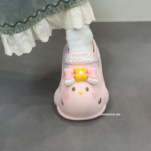 Free Shipping WomenS Summer Outdoor Thick-Soled Height-Increasing Cute Cartoon Slip-On Sandals Beach Sandals Non-Slip Garden Shoes For Women
