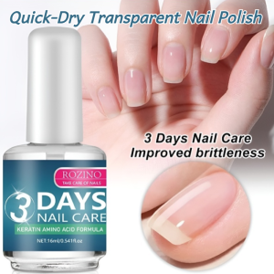 Quick-Dry Transparent Nail Polish Enhancing Bare Color Nail Art Gel No-Bake Long-Lasting Non-Peelable for Beauty Tools