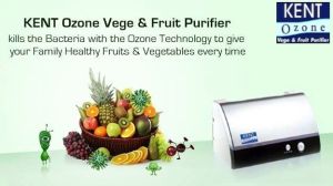 Kent Ozone Vegetable Cleaner Machine Fruits Meat Detoxifier Purifier Food Sterilizer Ozonizer Kills Viruses and Bacteria - 1 Year Warranty