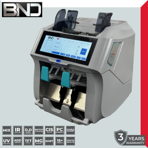 MESIN PENGHITUNG UANG | BND MC 998 (DOUBLE POCKET – SERIAL NUMBER) | ORIGINAL | GARANSI RESMI