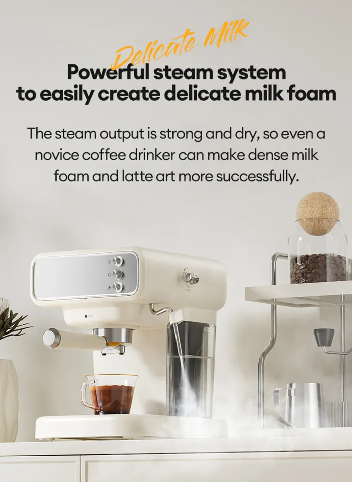 Vermax Coffee Maker Espresso Machine With Milk Frother Cappuccino Ice 15Bar  Italy Coffee Machine Christmas gift