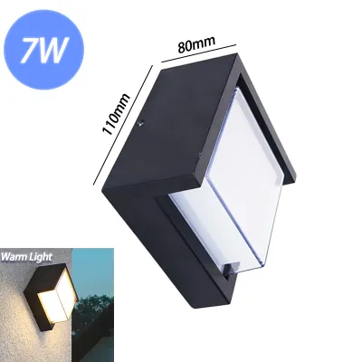 LED Wall Light Waterproof IP67 Modern Minimalist Home Outdoor Garden Lighting Wall Light