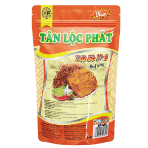 KHÔ BÒ MIẾNG SIÊU CAY TÂN LỘC PHÁT BỊCH 500G