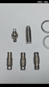 Manufacturer Titanium Alloy Keychain Spring Lock CarUniversal Rotating Ring Buckle Multi-Functional Portable