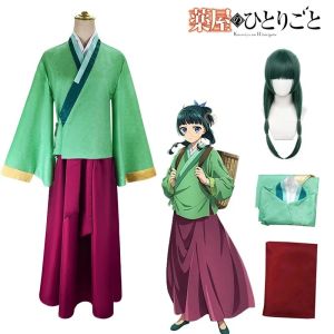 Mao Mao Cosplay Costume Wig Anime The Apothecary Dress Skirt Green Top Kusuriya No Hitorigoto Halloween for Women2026