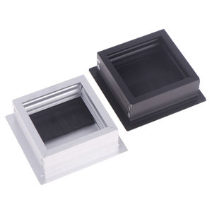 BJ🔩🔧🔗 Bàn dây Grommet Dây Lỗ Bìa dòng ổ cắm cổng threading hộp bìa cáp đi qua hộp văn phòng bảng Cáp tổ chức 80x80mm