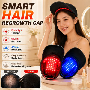 Red Light Therapy Hair Growth Cap Laser Red Blue Light Hair Care Device Hair Regrowth Anti Hair Loss Relaxation Therapy 生发科技健发帽