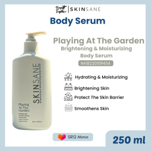 SKINSANE Body Serum Melembabkan dan Mencerahkan dengan Wangi yang Tahan Lama