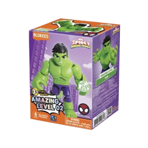 Mô Hình Blokees Marvel Spidey ES04 - Hulk AL03 - Siêu Anh Hùng Khổng Lồ Xanh Hàng Chính Hãng