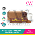 Alessio Chocolate Bar – Dark / Durian / Matcha / Milk 600g (12 x 45g) | Halal | Ready Stock. 