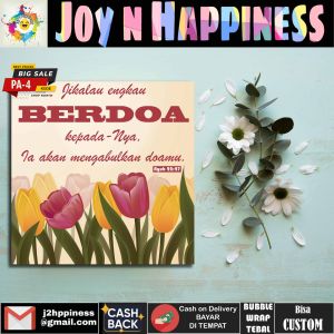 Hiasan Dinding Pajangan Dekorasi Firman Ayat Kristen Khatolik  Berdoa