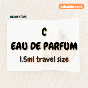 adcskincare - travel size c eau de parfum 1.5ml vial - perfume