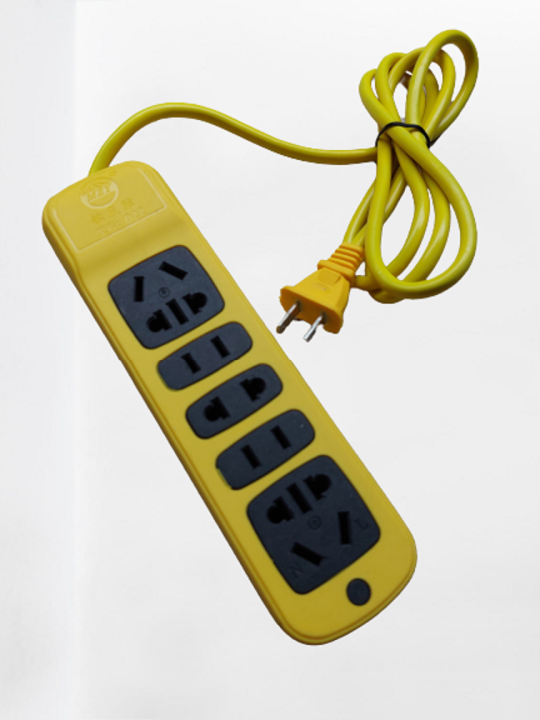 MultiFunction Socket Outlet Extension Universal Extension Yellow