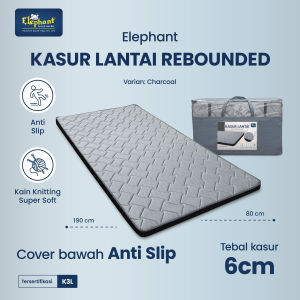 Elephant Sleep Kasur Lantai Tebal Empuk 120x200 / Travel Bed Mattress FREE Tas