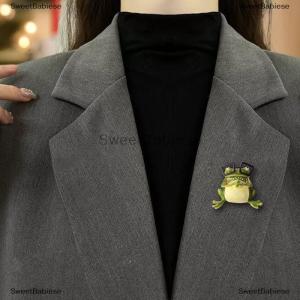 [COD] SweetBabiese Dễ Thương Kính Độc Đáo Ếch Trâm Cho Phụ Nữ Người Đàn Ông Cá Tính Tất Cả Các Trận Đấu Động Vật Pin Trâm Thời Trang Đảng Trang Sức Phụ Kiện Quà Tặng