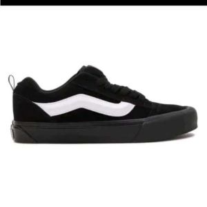 SEPATU SEKOLAH ANAK SEPATU GEMUK ANAK KNU SKOOL BLACK AND WHITE SNEAKES FOR KIDS