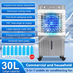 🏆JARD Air Cooler 40L Portable Touch Water Tank Aircond Air Cooling Max Flow 100cm 3 Speed Air cond Air Cooler