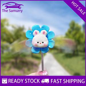 Samurry ✨Hot Sale✨ Cute Shaking Bobble Head Flower Car Interior Ornament Decorative Flowers Car Interior Cute Floret Decoration Accessories