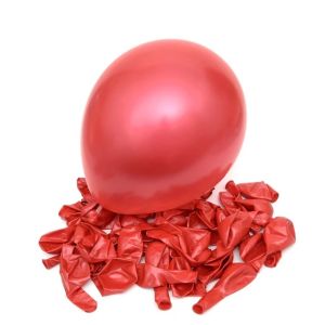 DINOSO Balon Latex Metalik 12 Inch Polos Bulat ECERAN (10 20 30 pcs) bahan balon tebal ulang tahun balon karet