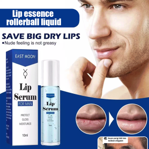 Lip Essence Beauty Fluid Nourishing Moisturizing Lighten Lip Lines Lip Oil Lip Balm Roller Ball Colorless Transparent Liquid Lipstick Roller Ball Lip Balm唇部精华滚珠液