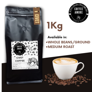 1Kg Musang / Civet / Alamid Coffee or Kopi Luwak KETO-FRIENDLY