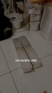 Loyang Roti John 30x5x5 cm/John Bread Pan/Loyang Roti Tawar/cetakan roti john/liyang roti panjang