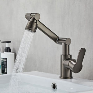 1080° for Sink Kitchen Universal Swivel Faucet Faucet for Bathroom With 2 Water Outlet Modes Foldable & Retractable Multifunctional Robotic Arm -Washing Eye/Hair/Face