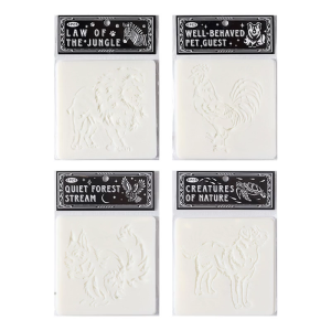 6 Pcs Loạt hình động vật Giấy Nến chạm khoét Zoo Chủ Đề Giấy Nến mẫu vẽ Cho Tự Làm Dự Án Tái Sử Dụng mẫu hình vẽ