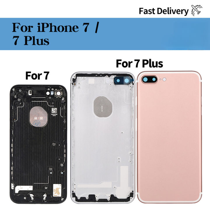 Back Housing For iPhone 7 7puls Back Cover Rear Door Parts | Lazada PH