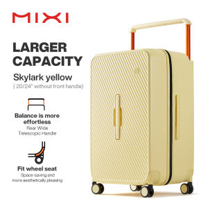 Mixi Large-Capacity Suitcase Trolley Case 26inch Checked Wide Handle Travel Suitcases KM9276-26
